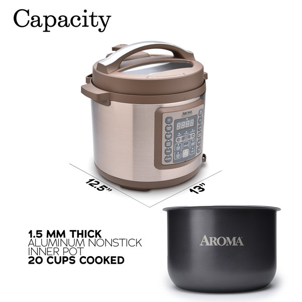 Aroma 6 Qt. Professional Digital Pressure Cooker & Reviews | Perigold